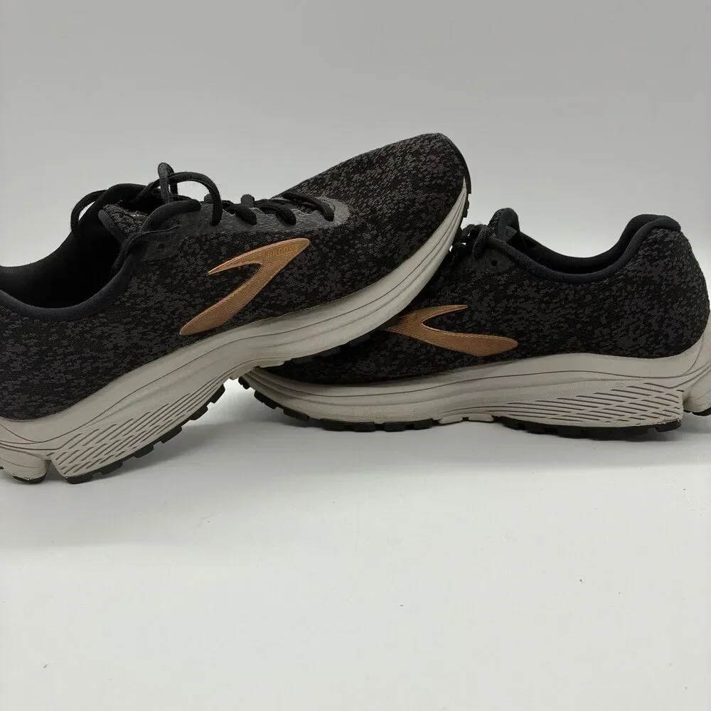 Brooks Anthem 2 Mens 9.5 Black Bronze Knit Running Shoes DNA Pre Owned
